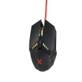 Maxlife Gaming mysz przewodowa MXGM-200 800/1000/1600/2400 DPI 1,8 m czarna - 1267694