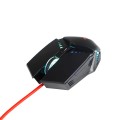 Maxlife Gaming mysz przewodowa MXGM-200 800/1000/1600/2400 DPI 1,8 m czarna - 1267698
