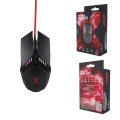 Maxlife Gaming mysz przewodowa MXGM-200 800/1000/1600/2400 DPI 1,8 m czarna - 1267703