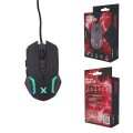 Maxlife Gaming mysz przewodowa MXGM-300 800/1000/1600/2400 DPI 1,8m czarna - 1244312