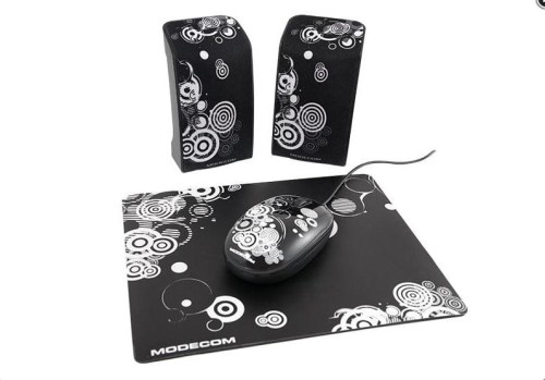 Zestaw głośników MODECOM G-W-STARTER-ART-2 (2.0; kolor czarny) - 953550