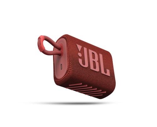 Głosnik JBL GO 3 (czerwony, bezprzewodowy) - 928091