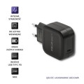 Ładowarka sieciowa Qoltec 20W | 5V | 3A | USB typ C | PD | Czarna - 1363594