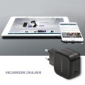 Ładowarka sieciowa Qoltec 20W | 5V | 3A | USB typ C | PD | Czarna - 1363595