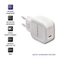Ładowarka sieciowa Qoltec 20W | 5V | 3A | USB typ C | PD | Biała - 1363600
