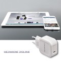 Ładowarka sieciowa Qoltec 20W | 5V | 3A | USB typ C | PD | Biała - 1363601