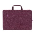 Etui do notebooka 13,3" RivaCase Anvik, z uchwytem, czerwone, z materiału wodoodpornego - 1126461