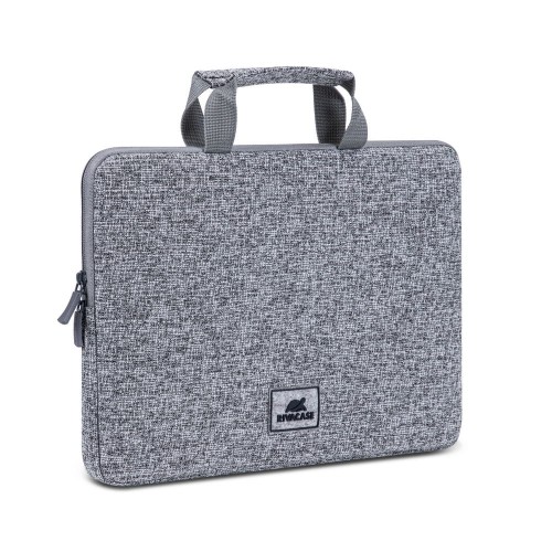 Etui do notebooka 13,3" RivaCase Anvik, z uchwytem, szare, z materiału wodoodpornego - 1126506