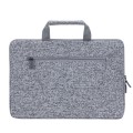 Etui do notebooka 13,3" RivaCase Anvik, z uchwytem, szare, z materiału wodoodpornego - 1126508
