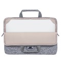 Etui do notebooka 13,3" RivaCase Anvik, z uchwytem, szare, z materiału wodoodpornego - 1126510