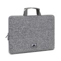 Etui do notebooka 15,6" RivaCase Anvik, z uchwytem, szare, z materiału wodoodpornego - 1126377