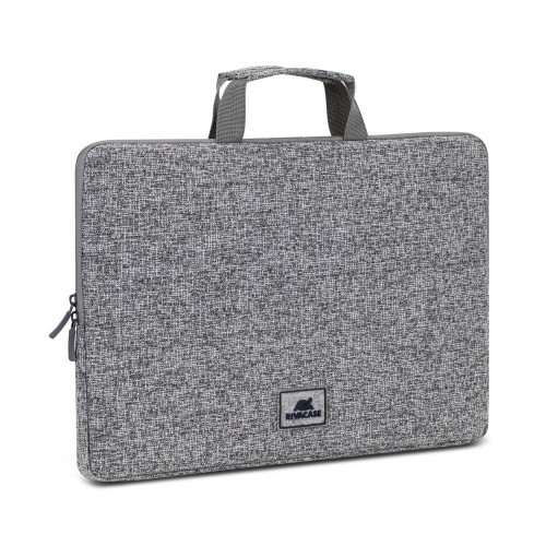 Etui do notebooka 15,6" RivaCase Anvik, z uchwytem, szare, z materiału wodoodpornego - 1126377