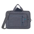 Torba do notebooka 13,3-14" RivaCase Alpendorf szara, z materiału wodoodpornego - 1194425