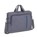 Torba do notebooka 15,6" RivaCase Alpendorf szara, z materiału wodoodpornego - 1306798