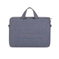 Torba do notebooka 15,6" RivaCase Alpendorf szara, z materiału wodoodpornego - 1306802