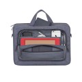 Torba do notebooka 15,6" RivaCase Alpendorf szara, z materiału wodoodpornego - 1306806