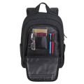 Plecak do notebooka 15,6" RivaCase Alpendorf czarny, z materiału wodoodpornego - 1140308