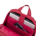 Plecak do notebooka 15,6" RivaCase Alpendorf czerwony, z materiału wodoodpornego - 1140353