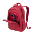 Plecak do notebooka 15,6" RivaCase Alpendorf czerwony, z materiału wodoodpornego - 1140383