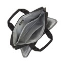 Torba do notebooka 16" RivaCase Tiergarten czarna, z materiału wodoodpornego - 1190302