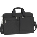 Torba do notebooka 17,3" RivaCase Tiergarten czarna, z materiału wodoodpornego - 1187909