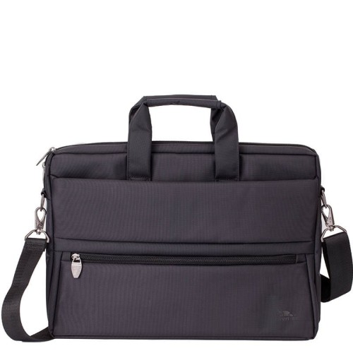 Torba do notebooka 15,6" RivaCase Tiergarten czarna, z materiału wodoodpornego - 1187860