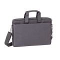 Torba do notebooka 15,6" RivaCase Tiergarten czarna, z materiału wodoodpornego - 1187862