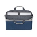 Torba do notebooka 15,6" RivaCase Prater szara, z materiału wodoodpornego, antykradzieżowa - 1190032