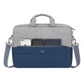 Torba do notebooka 15,6" RivaCase Prater szara, z materiału wodoodpornego, antykradzieżowa - 1190035