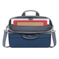 Torba do notebooka 15,6" RivaCase Prater szara, z materiału wodoodpornego, antykradzieżowa - 1190031
