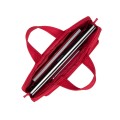 Torba do notebooka 15,6" RivaCase Alpendorf czerwona, z materiału wodoodpornego - 1153058