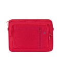 Torba do notebooka 15,6" RivaCase Alpendorf czerwona, z materiału wodoodpornego - 1153060
