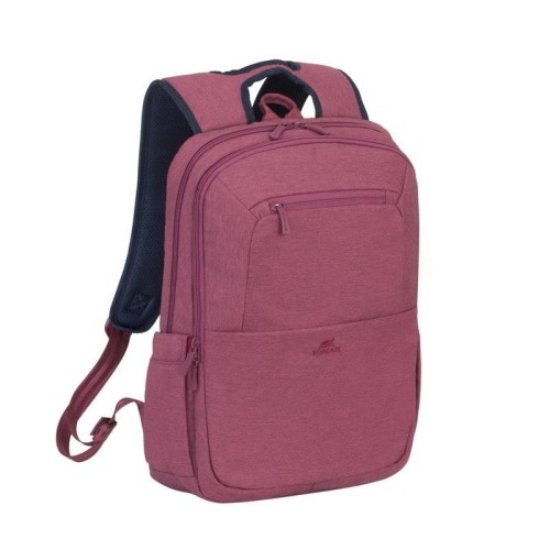 Plecak do notebooka 15,6" RivaCase Suzuka czerwony, z materiału wodoodpornego - 1206687