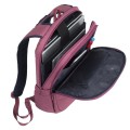 Plecak do notebooka 15,6" RivaCase Suzuka czerwony, z materiału wodoodpornego - 1206679
