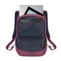 Plecak do notebooka 15,6" RivaCase Suzuka czerwony, z materiału wodoodpornego - 1206677