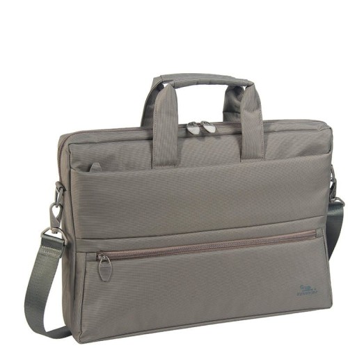 Torba do notebooka 15,6" RivaCase Tiergarten beżowa, z materiału wodoodpornego - 1306842