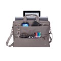 Torba do notebooka 15,6" RivaCase Tiergarten beżowa, z materiału wodoodpornego - 1306844