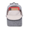 Plecak do notebooka 15,6" RivaCase Anvik, szary, z materiału wodoodpornego - 1126226