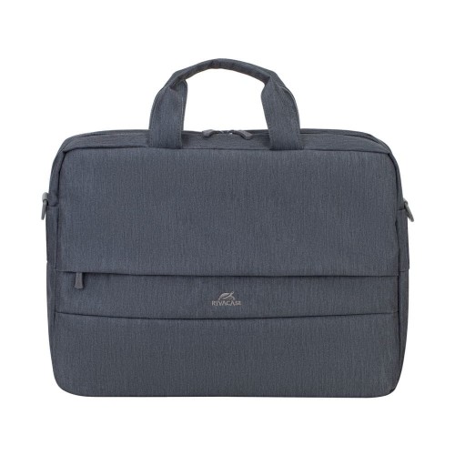 Torba do notebooka 15,6" RivaCase Prater szara, z materiału wodoodpornego, antykradzieżowa - 1194385