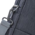 Torba do notebooka 15,6" RivaCase Prater szara, z materiału wodoodpornego, antykradzieżowa - 1194393