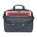 Torba do notebooka 15,6" RivaCase Prater szara, z materiału wodoodpornego, antykradzieżowa - 1194389