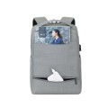 Plecak do notebooka 15,6" RivaCase Biscayne szary - 1126543