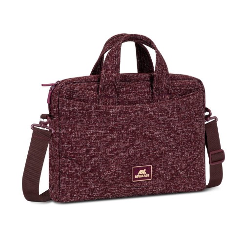 Torba do notebooka 14" RivaCase Anvik, czerwona burgund, z materiału wodoodpornego - 1126375