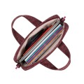 Torba do notebooka 14" RivaCase Anvik, czerwona burgund, z materiału wodoodpornego - 1126370