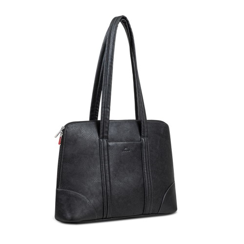 Torba do notebooka 14" RivaCase Orly damska, z materiału wodoodpornego, czarna - 1126480