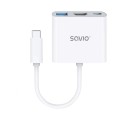Hub USB SAVIO AK-48 USB Typ C – HDMI, USB 3.0, PD - 1182545