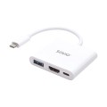 Hub USB SAVIO AK-48 USB Typ C – HDMI, USB 3.0, PD - 1182546