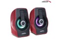 Głośniki Audiocore AC855R komputerowe 6W USB czerwone - 674366