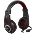 Słuchawki z mikrofonem Defender WARHEAD G-185 Gaming czarno-czerwone + GRA - 1339504