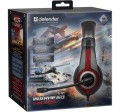 Słuchawki z mikrofonem Defender WARHEAD G-185 Gaming czarno-czerwone + GRA - 1339505